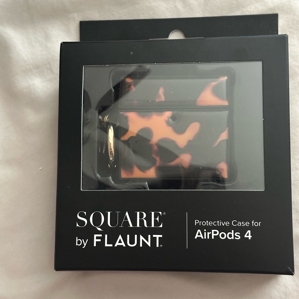 Flaunt Tortoise Shell Protective Case for AirPods 4